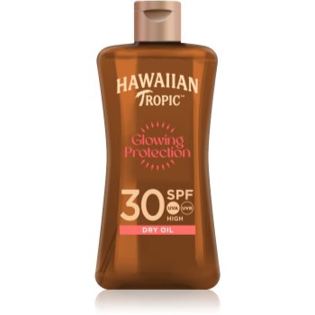 Hawaiian Tropic Glowing Protection Dry Oil ulei de bronzat pentru piele uscata SPF 30 - imagine 2